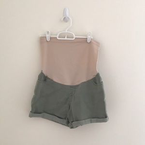 Liz Lange Denim Maternity Shorts